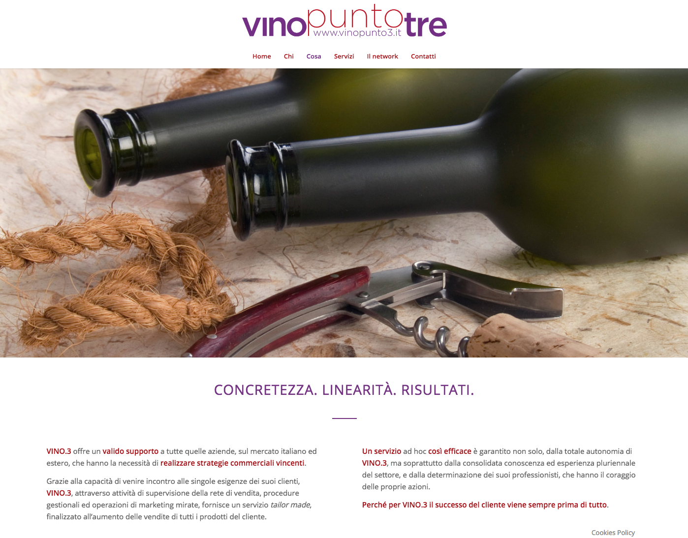 Vino Punto3 | Web Design